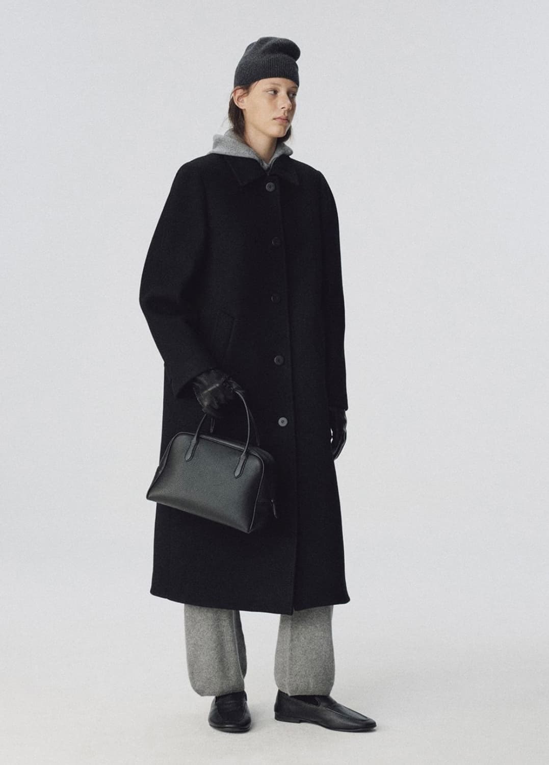 낫띵리튼 Bisou baby alpaca beanie (딥차콜) 상품이미지5