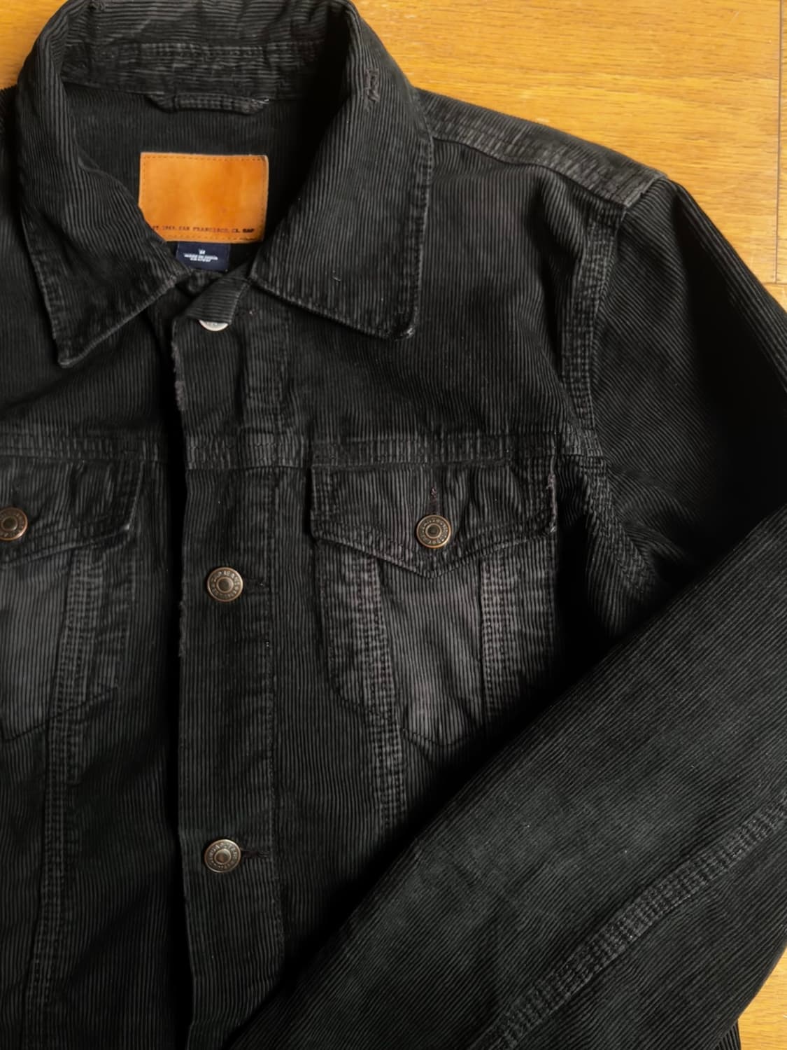 Black corduroy jacket 상품이미지3
