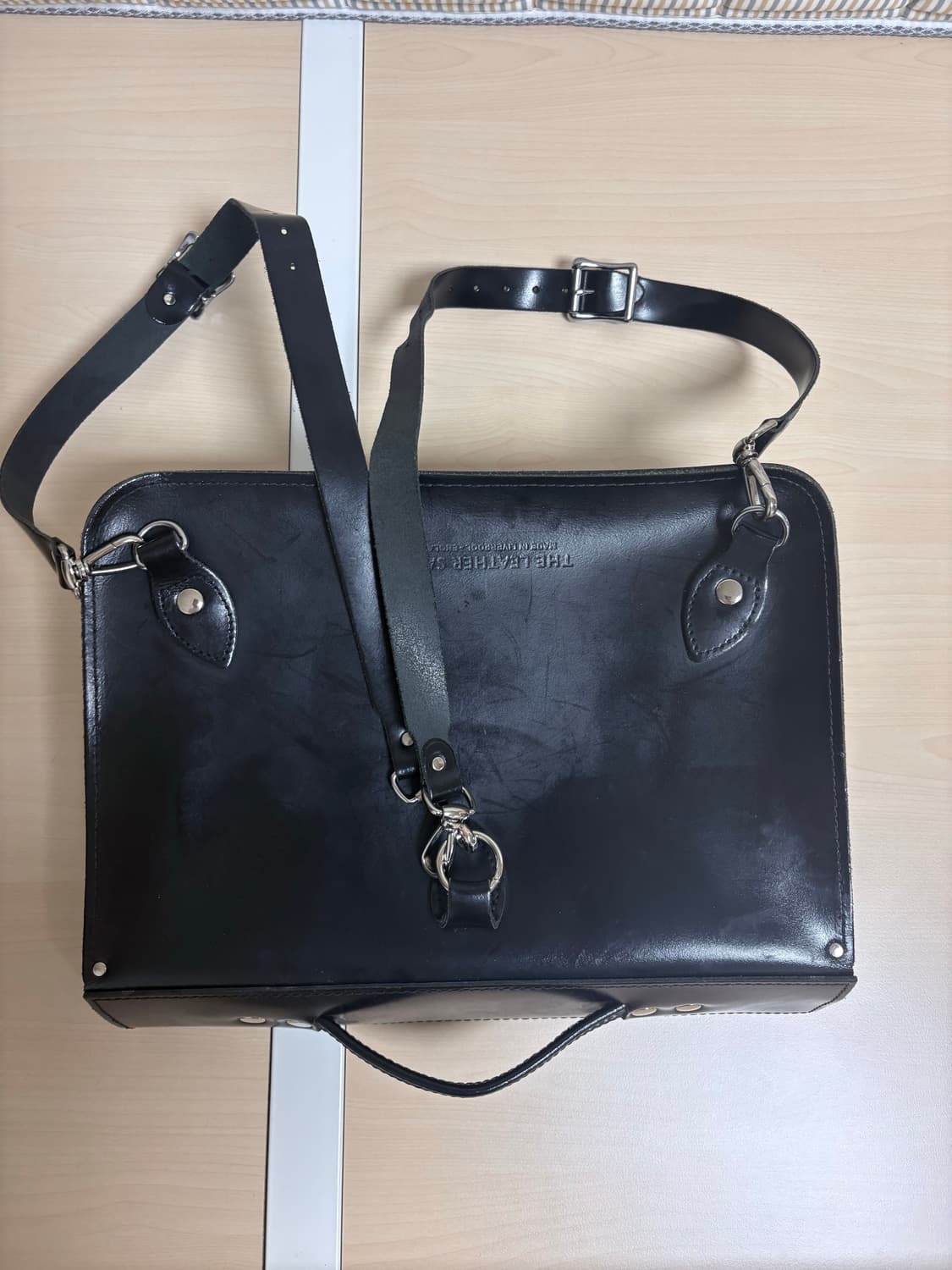 The leather satchel 더레더사첼 커스텀백 상품이미지2