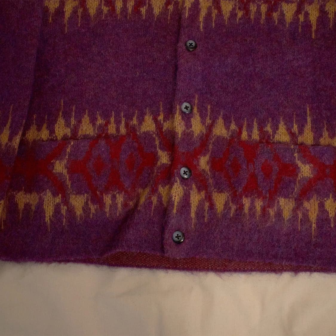 슈프림 앱스트랙트 스트라이프 가디건 상품이미지3