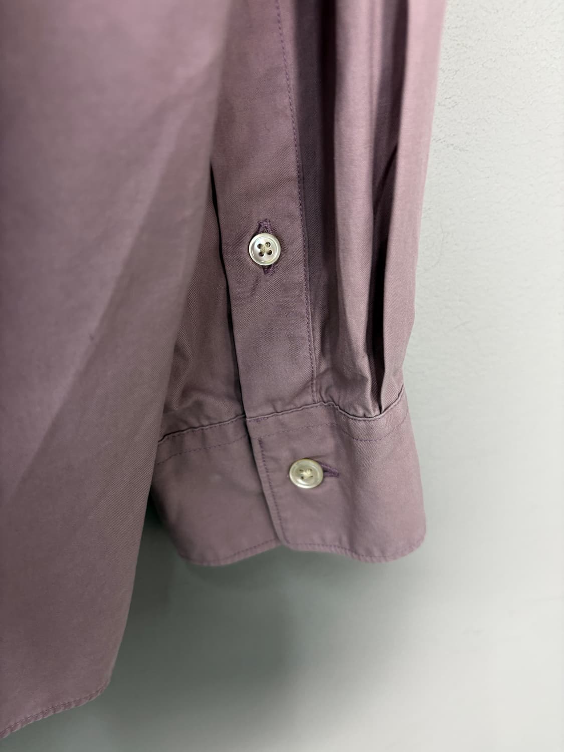 오라리 워시드 핀스트윌 빅셔츠 라이트핑크 A3642 상품이미지5