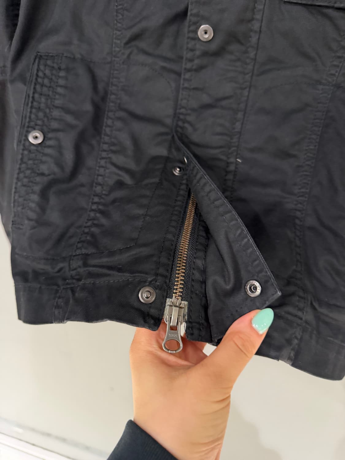 strap detail high-neck 2-way jacket 상품이미지9