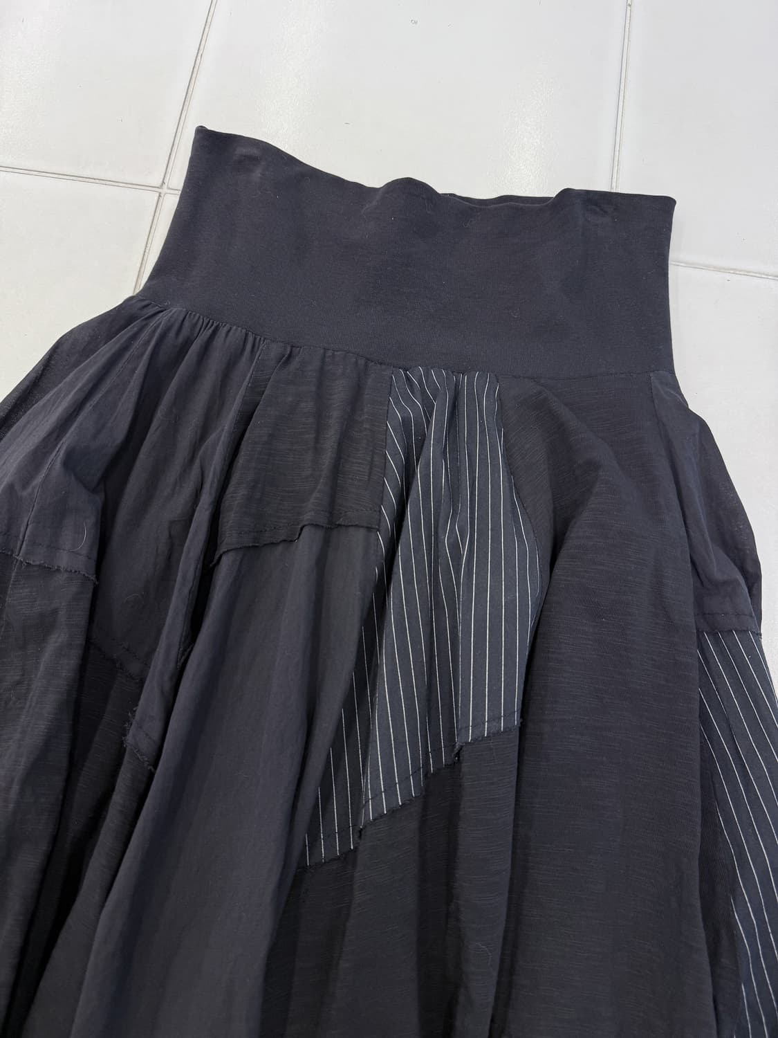 patchwork maxi skirt 상품이미지1