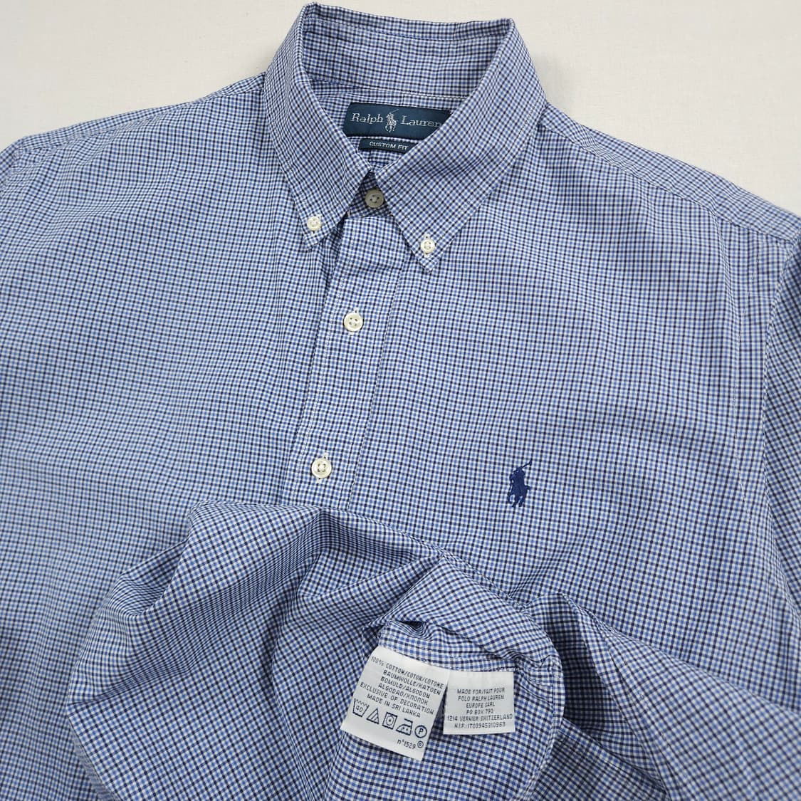 L(100) 폴로 랄프로렌 버튼다운 체크셔츠 상품이미지5