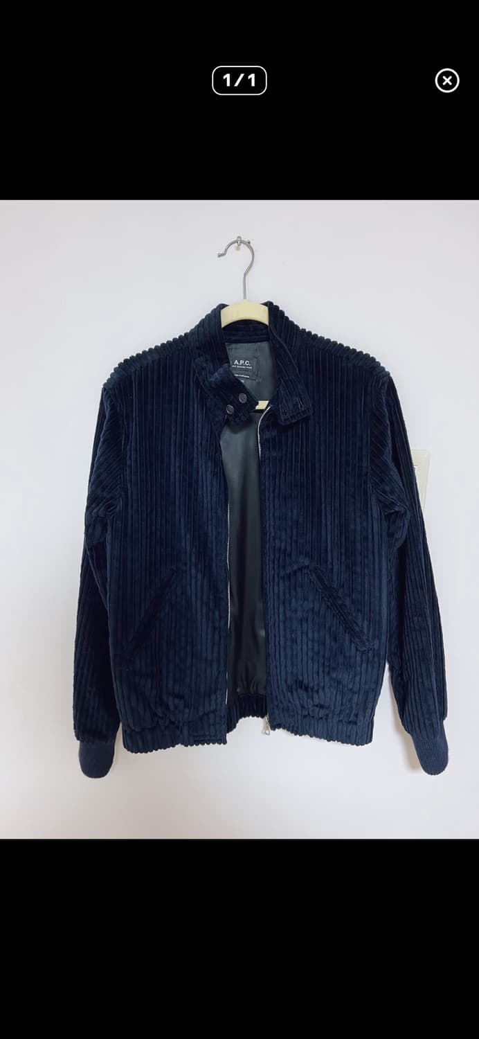 A.P.C. 아페쎄 벨벳 봄버자켓 상품이미지1