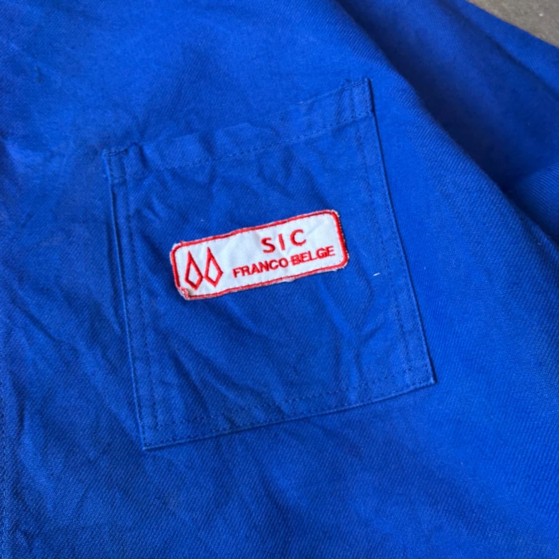 90년대 빈티지 프랑스 생산 프렌치 워크 트윌코튼 자켓 상품이미지5