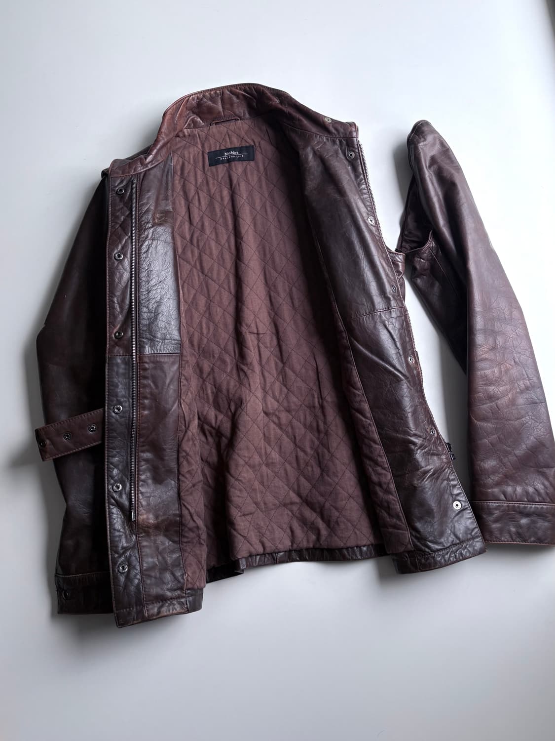 막스 마라 레더 사파리 베스트 - 자켓 (2way) 상품이미지6