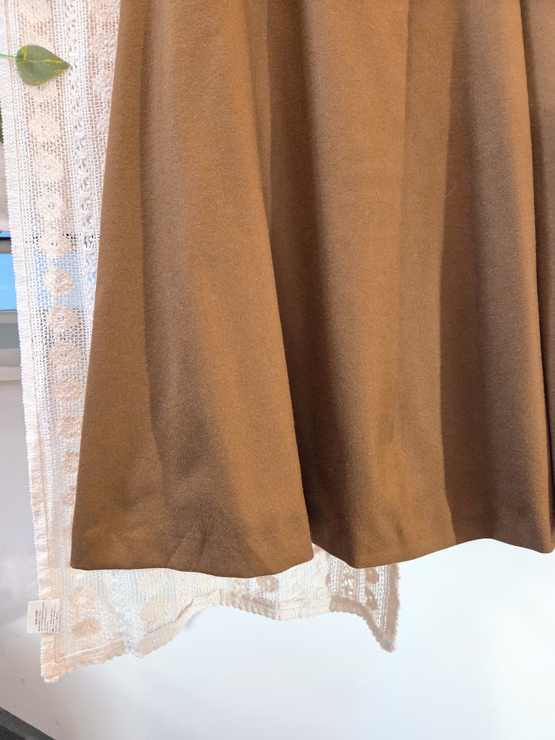 카멜 울스커트 상품이미지3