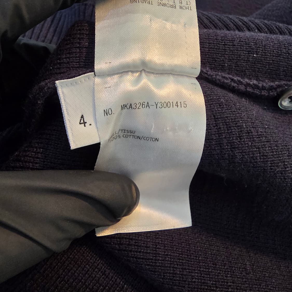 {클로젯}[4]톰브라운 밀라노스티치 암밴드 니트 상품이미지8