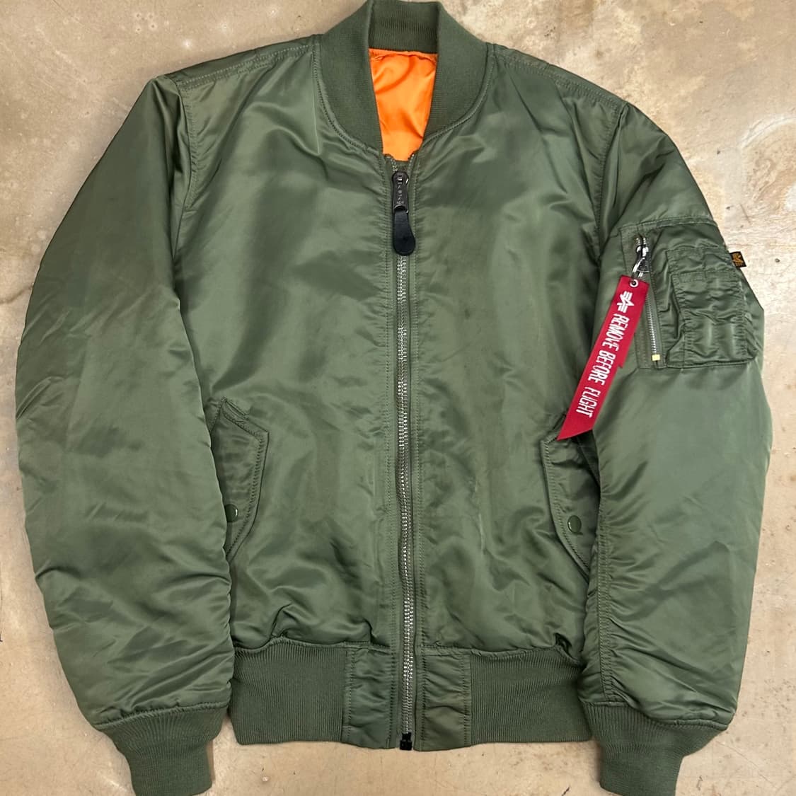 🫶🏻 알파인더스트리 리버시블 빈티지 MA-1 항공 자켓 🫶🏻 상품이미지1