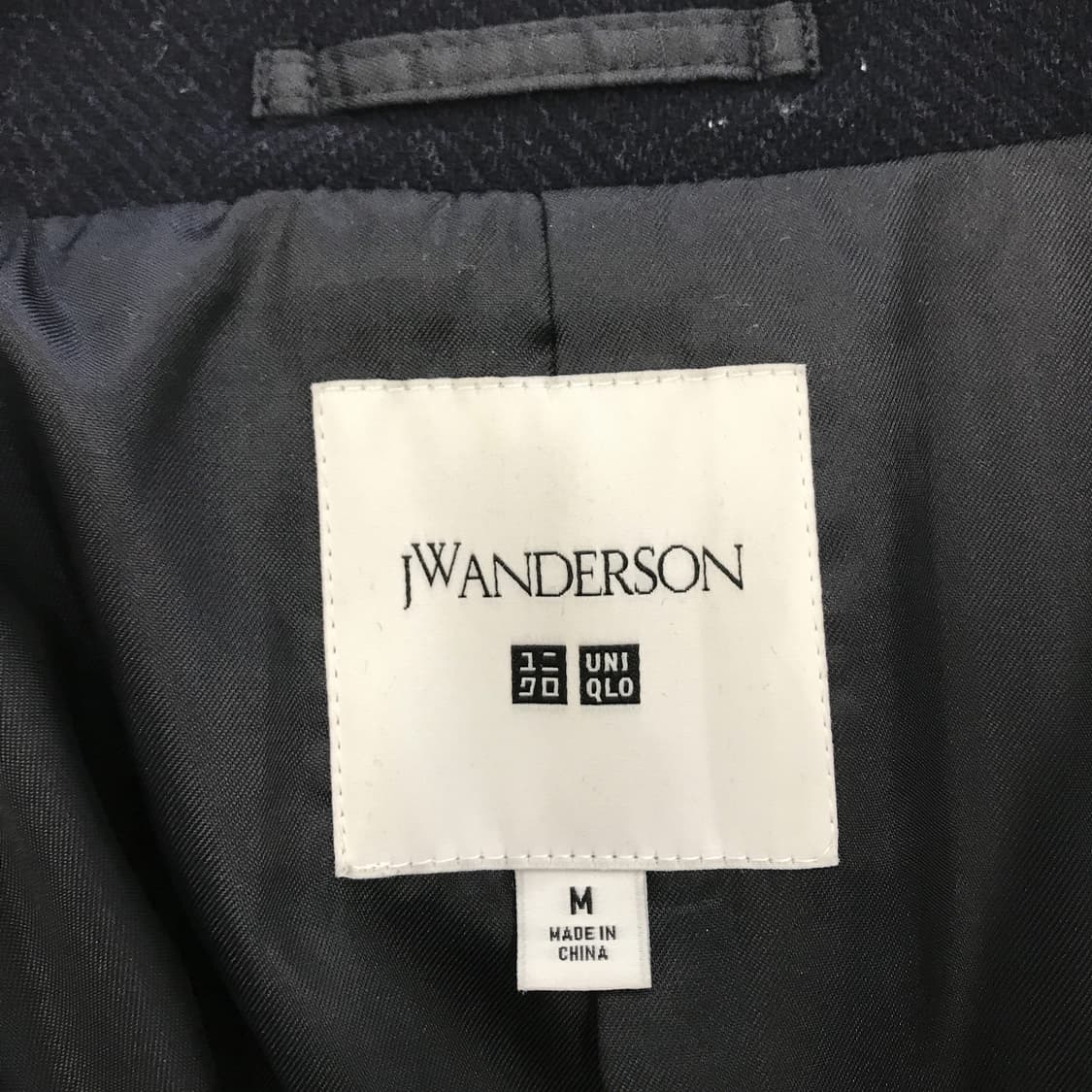 유니클로 x JW앤더슨 싱글 모직코트 [M] 상품이미지4