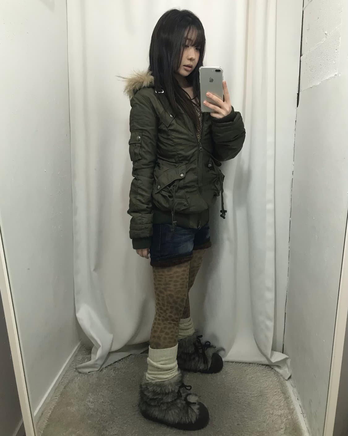 레오파드 야상 코디 세트 🤍 상품이미지2