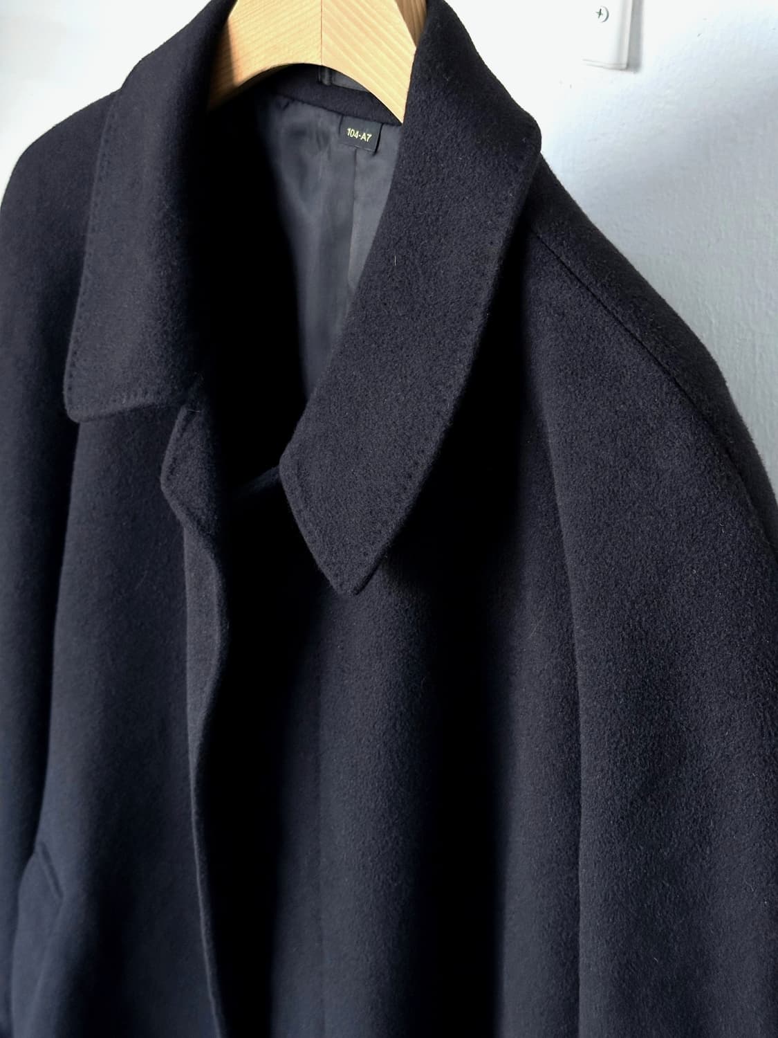 'Angora 100%' Balmacaan coat 상품이미지1