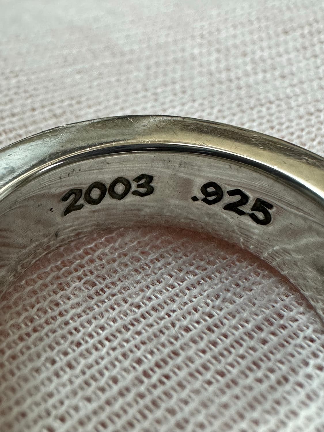 [US 5.5] 백화점판 정품 크롬하츠 포에버링 6mm 상품이미지8