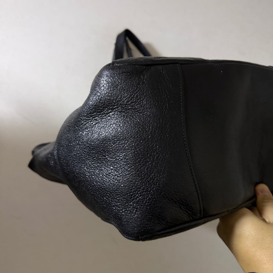 프라다 은장 레더 블랙 숄더&토트백 상품이미지3