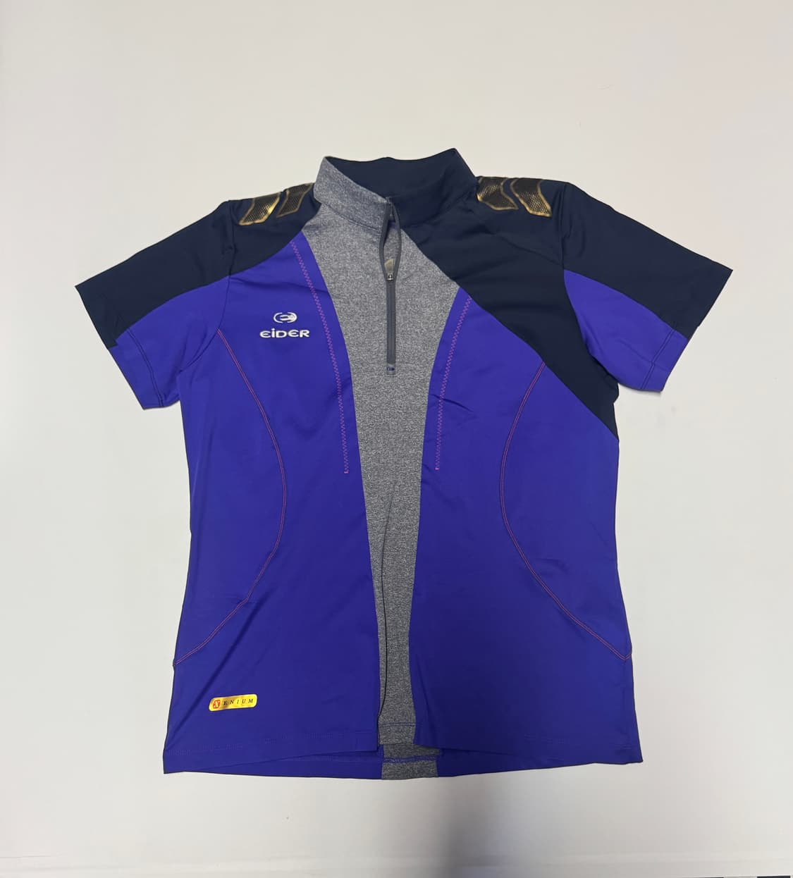 여성 아이더 등산 기능성 반집업 반팔 티셔츠 S 상품이미지1