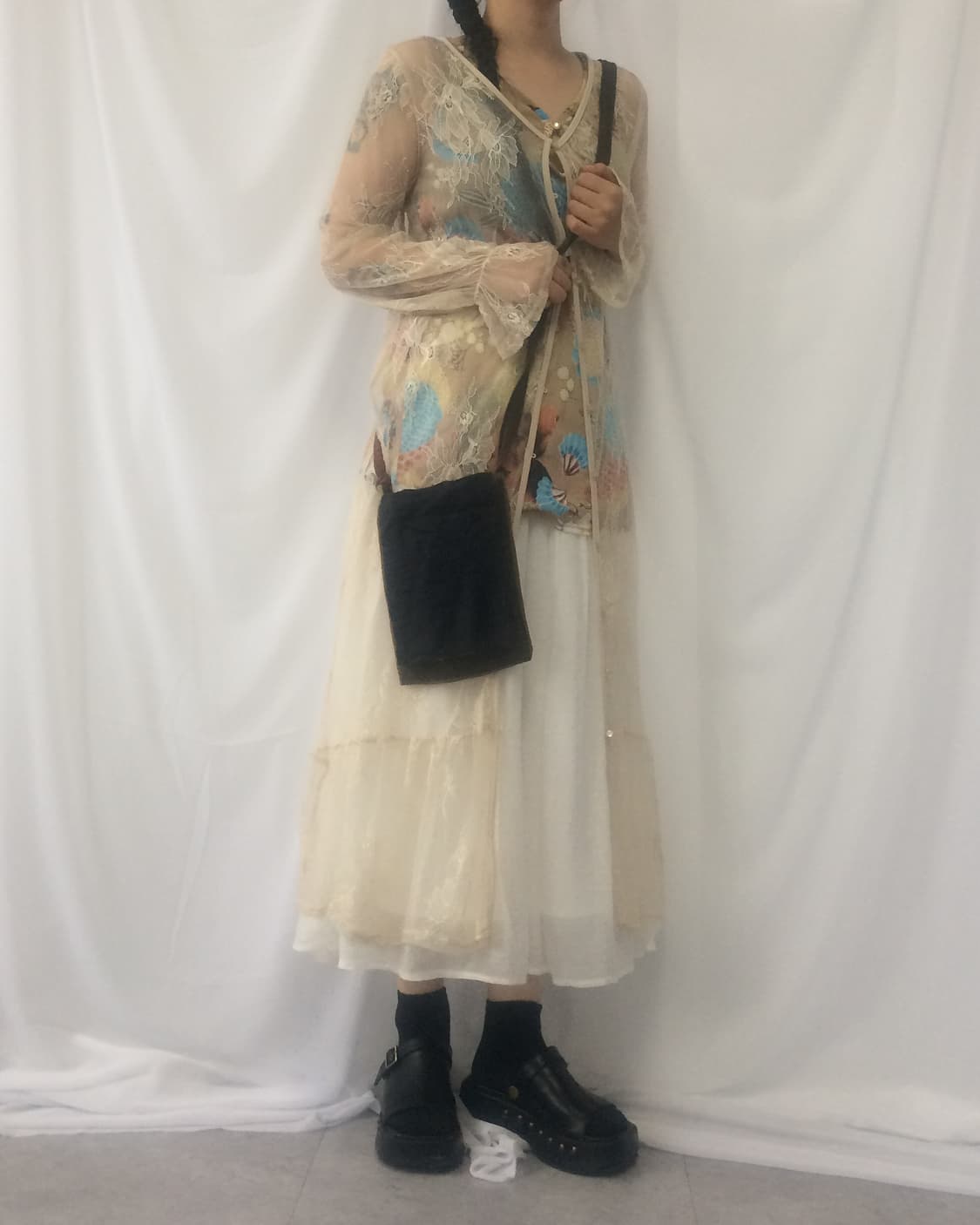 Lace long cardigan 상품이미지7