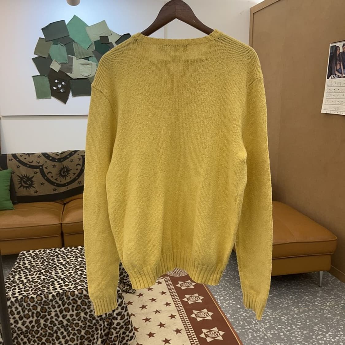 폴로 랄프로렌 레트로 90's 옐로우 니트 L C09428 상품이미지4