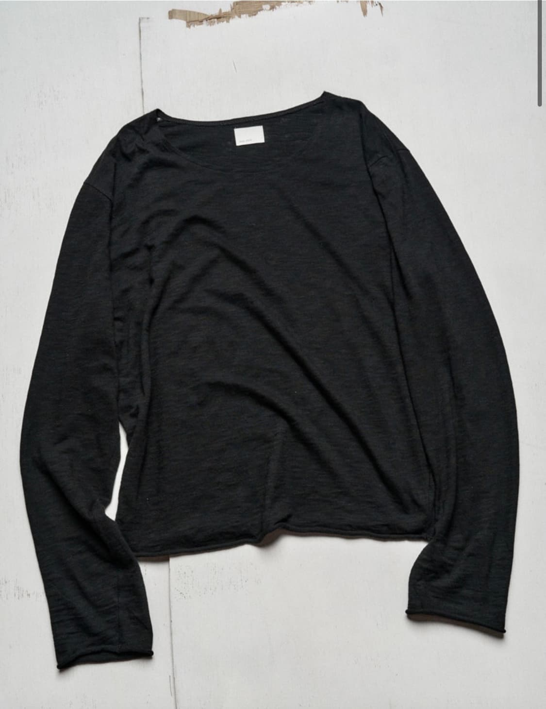 [2] Mono Prive Textured Longsleeve Black 상품이미지1