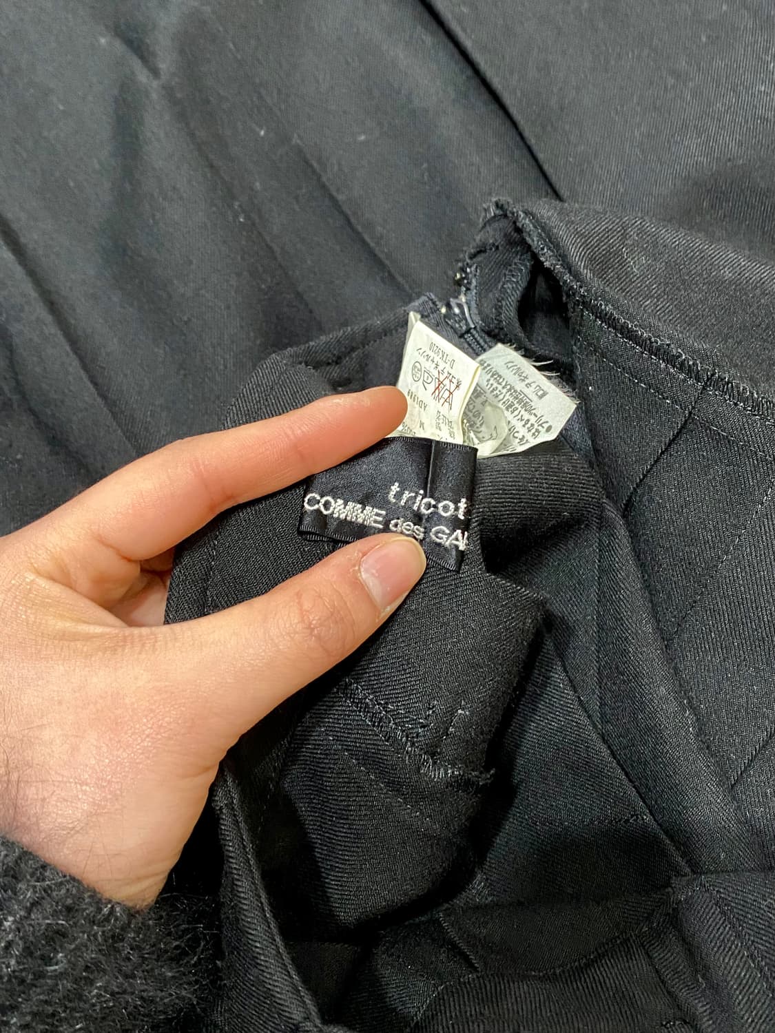 Comme des Garcons Tricot 백리스 홀터 원피스 상품이미지6