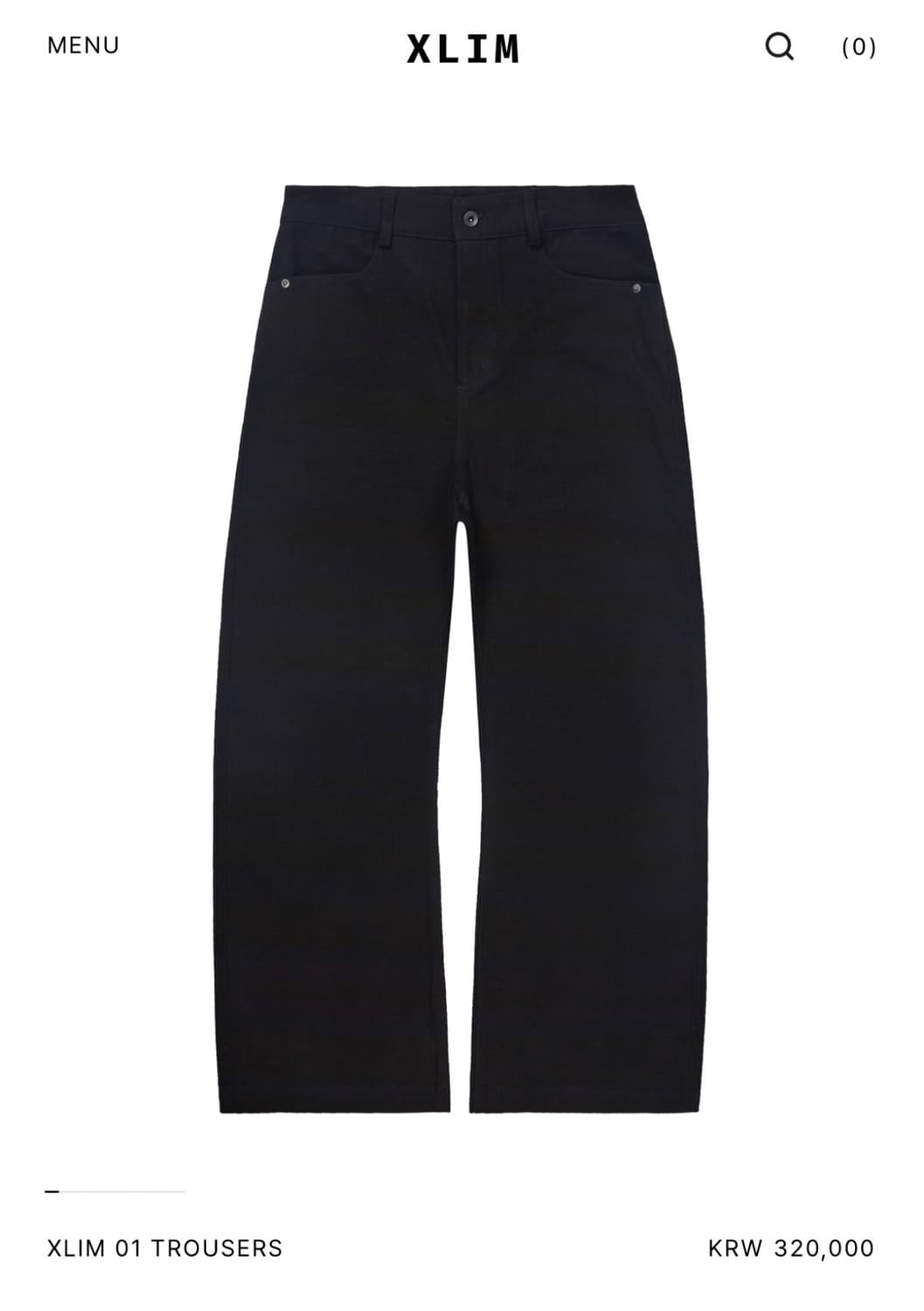 XLIM 01 TROUSERS sequence 상품이미지1