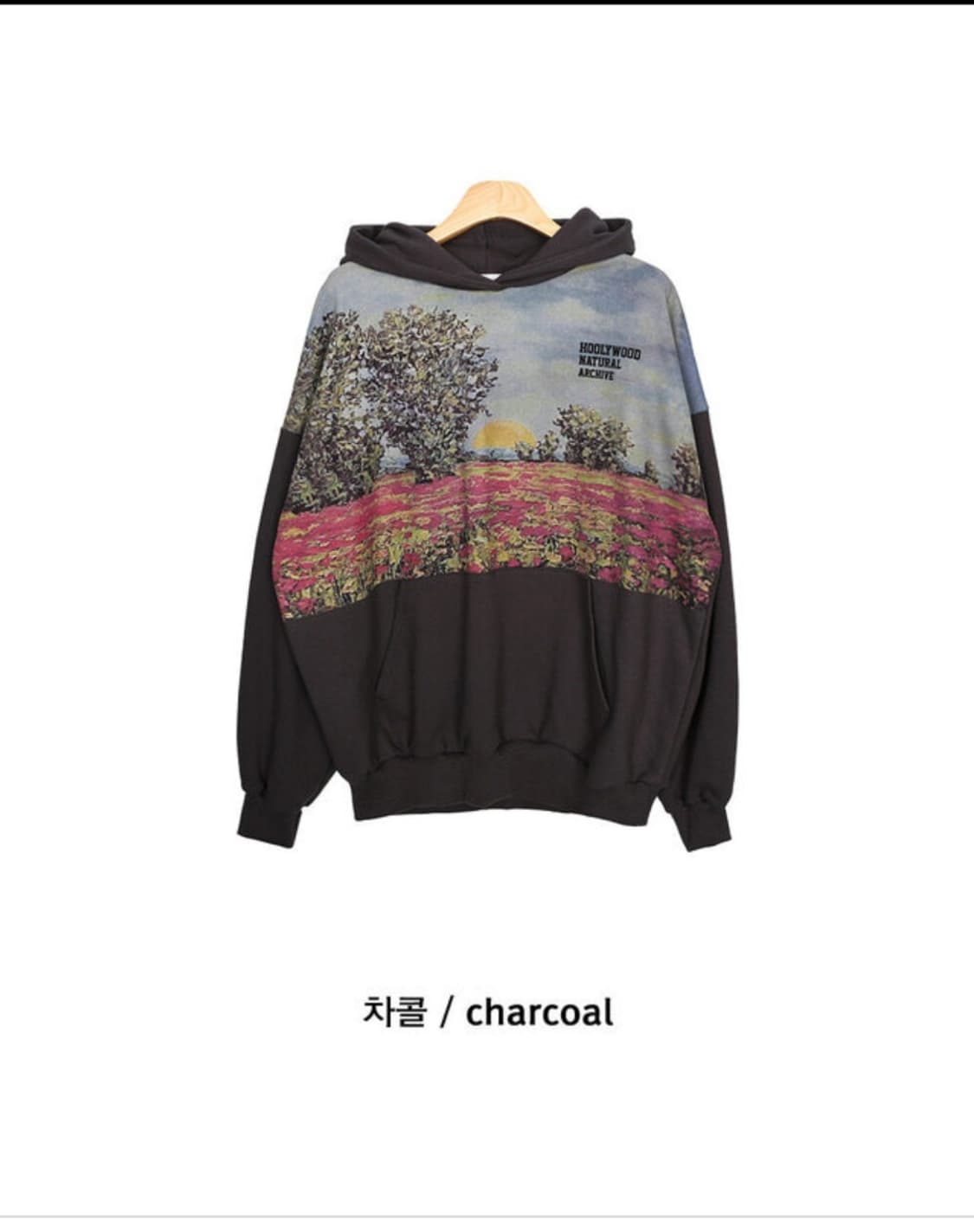 SUNSET HOOD ( charcoal) 선셋 후드 차콜 상품이미지4