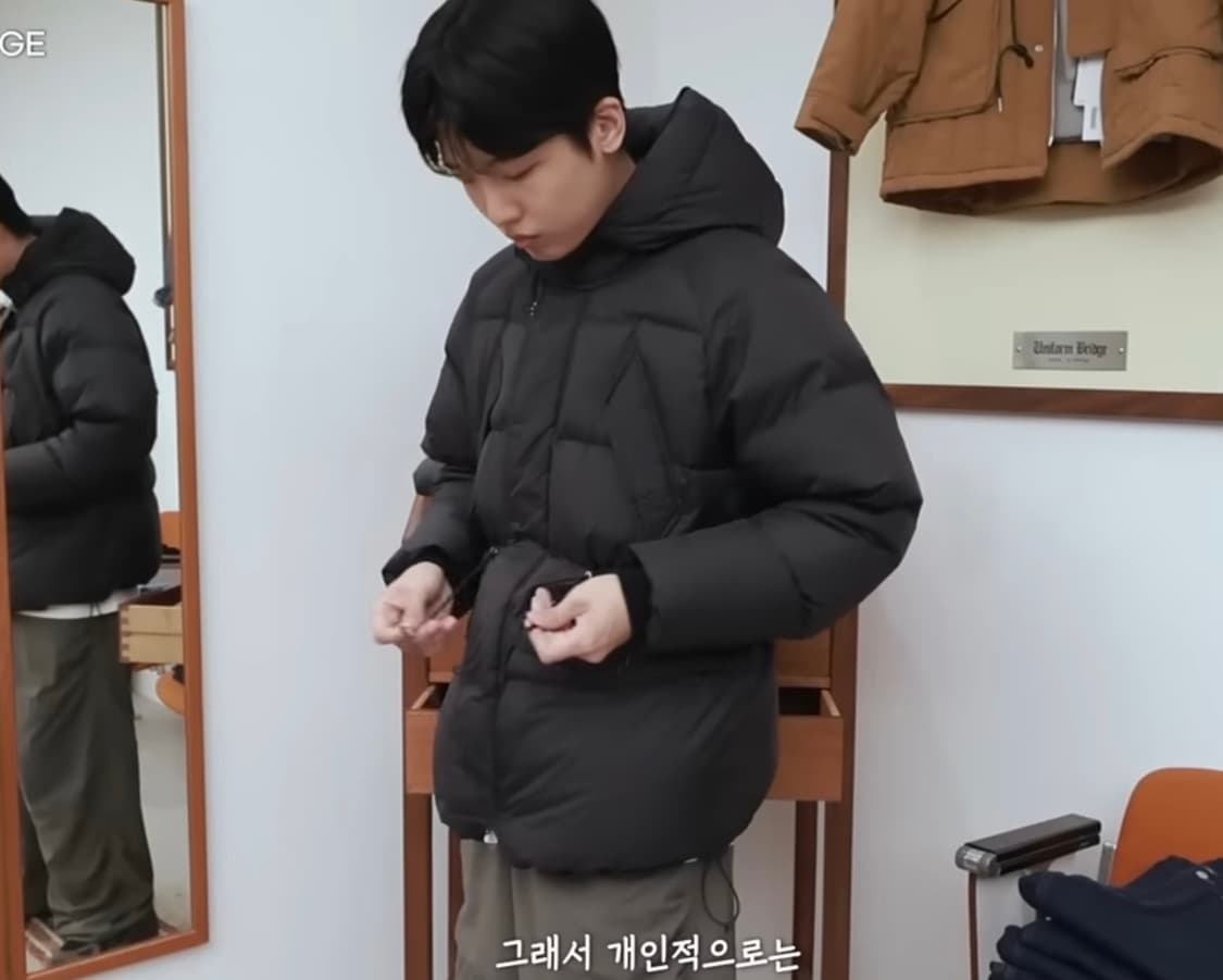 L 유니폼브릿지 쉘터 다운 파카 패딩 상품이미지2