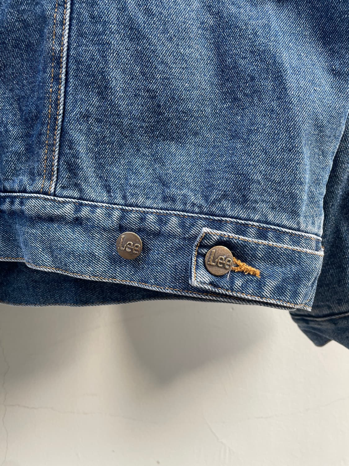 Lee leather collar denim jacket 상품이미지8