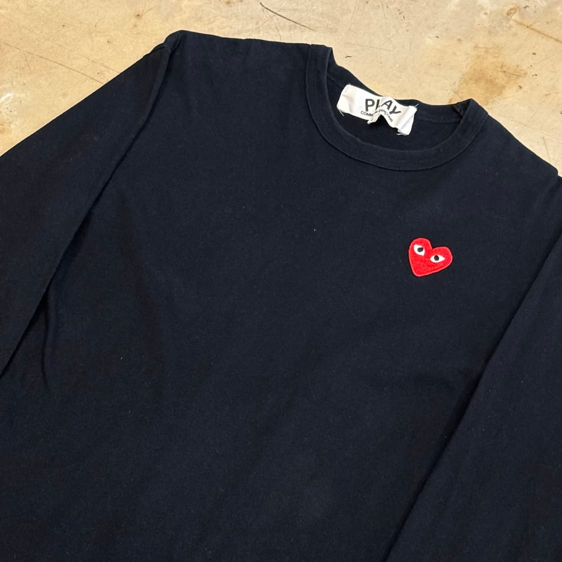 🫶🏻 꼼데가르송 레드와펜 블랙 롱슬리브 🫶🏻 상품이미지2