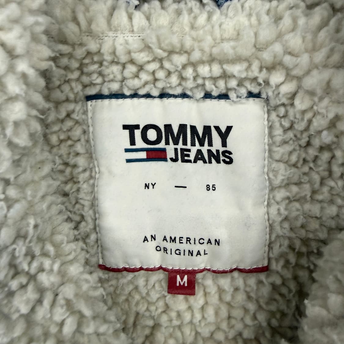 (M)타미힐피거 Tommy hilfiger 데님 쉐르파 후드자켓 상품이미지2