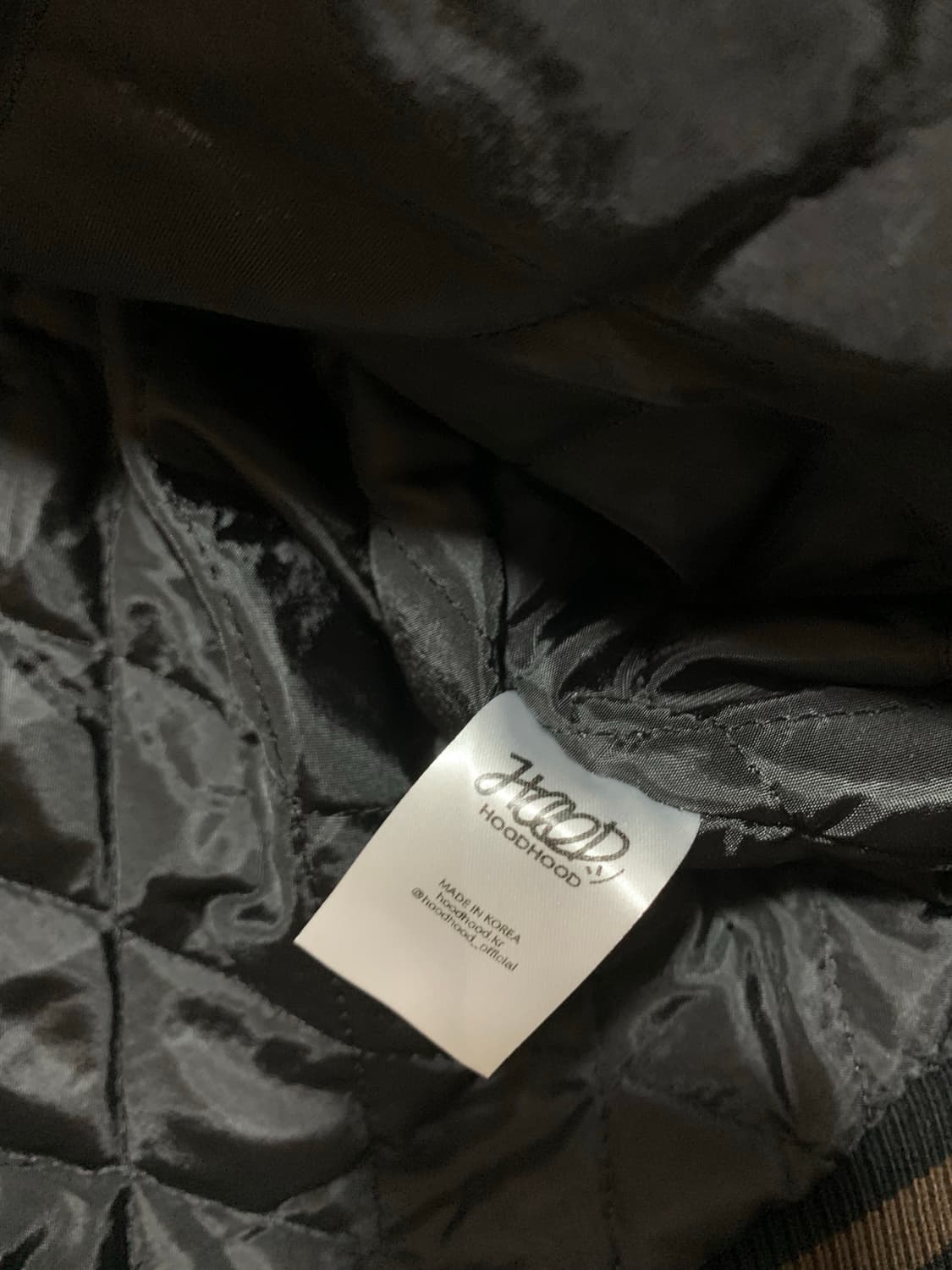 후드후드 에일리언 바시티 자켓 브라운 상품이미지5