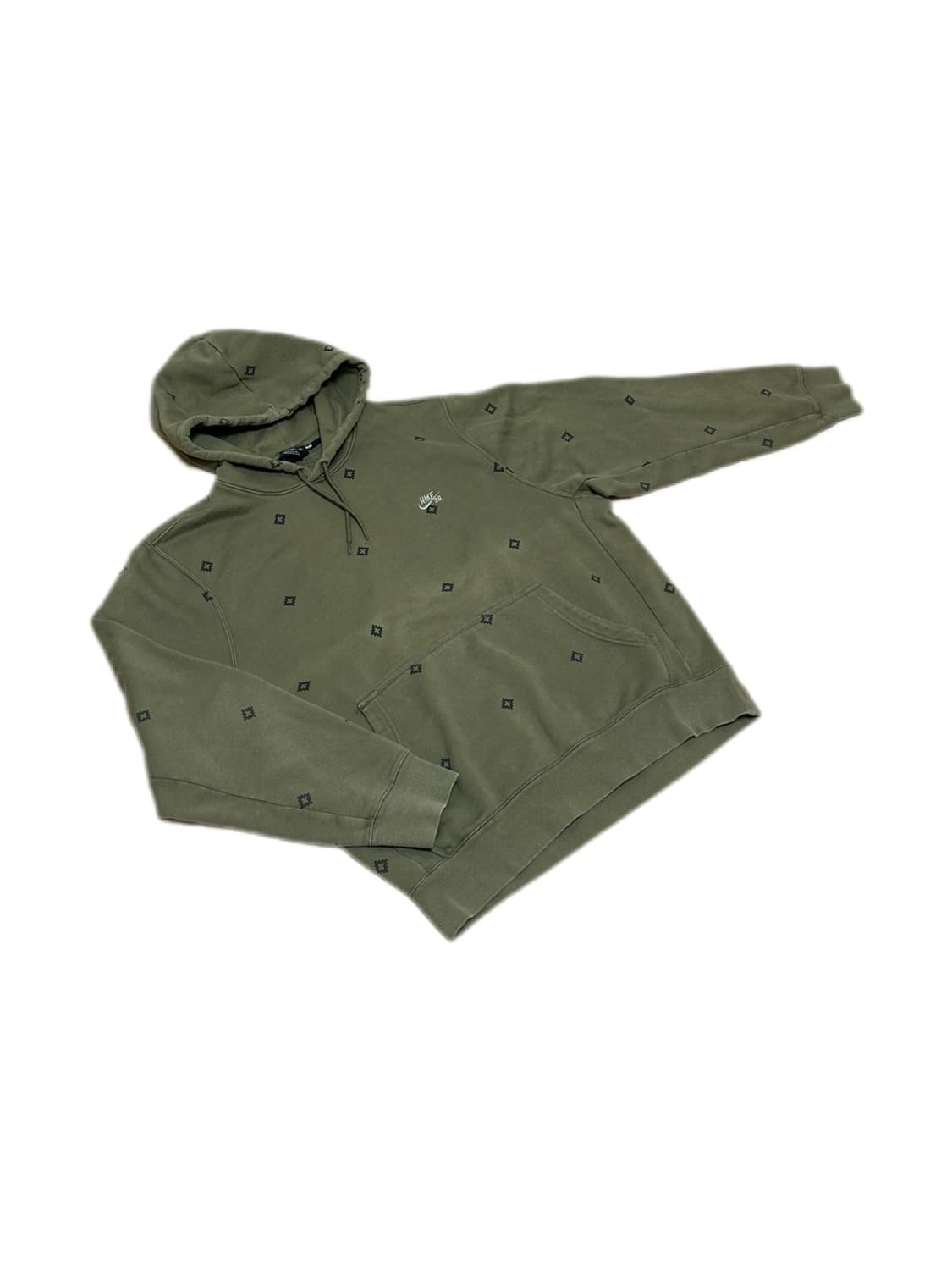 나이키SB 올리브 그린 기모 후드티 상품이미지2