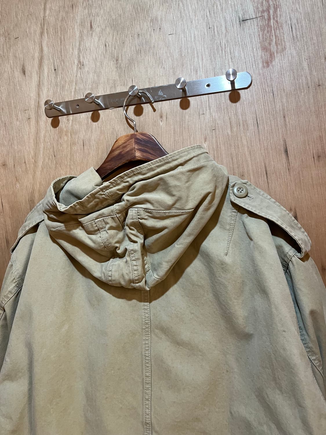 Old uniqlo 베이지 야상 자켓 상품이미지5