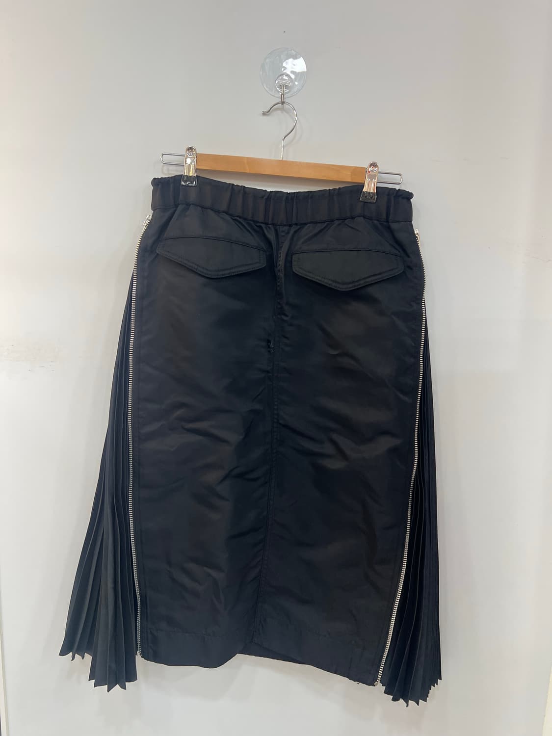 사카이 플리츠 믹스 스커트 상품이미지10