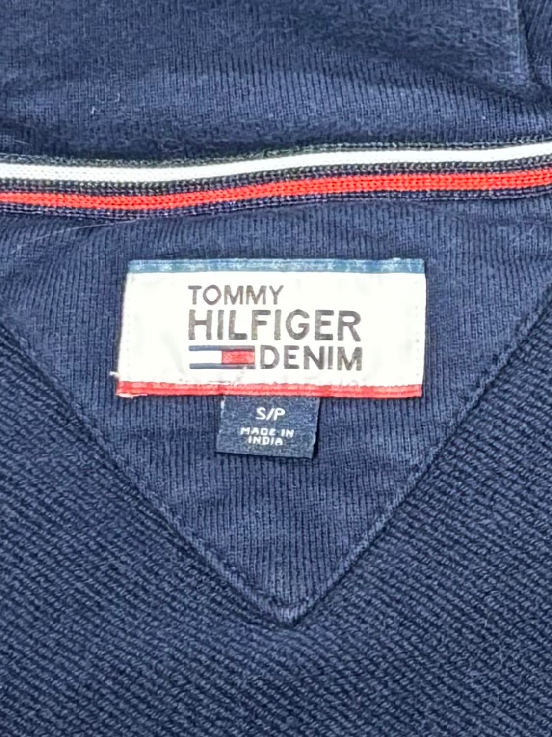 타미힐피거 빅로고 네이비 후드집업 상품이미지7