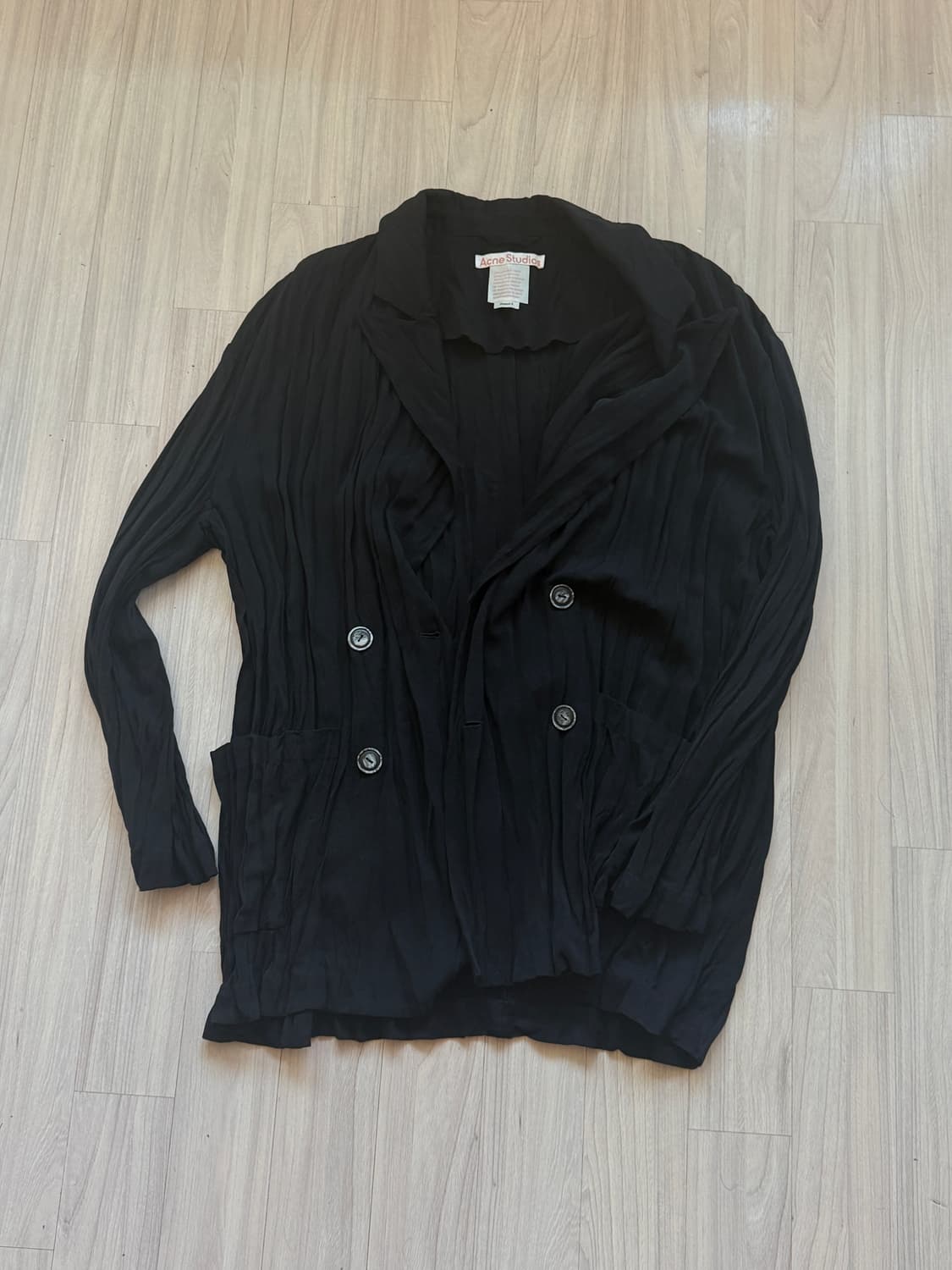 아크네 스튜디오 더블 플리츠 블레이저 자켓 상품이미지1