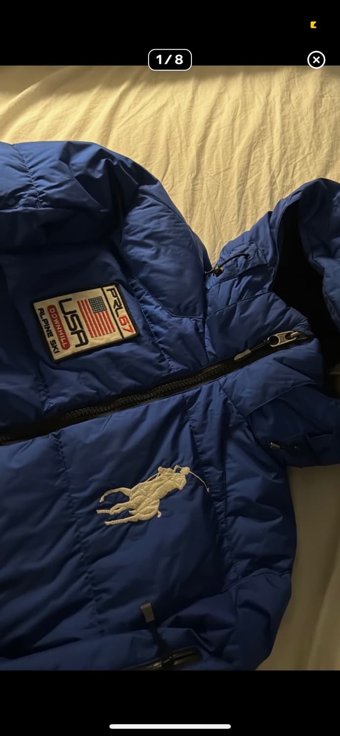 폴로 빅포니 성조기 패딩 상품이미지1
