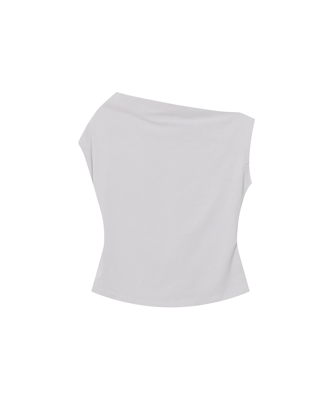 미세키서울 Slanted sleeveless top GREY  상품이미지3