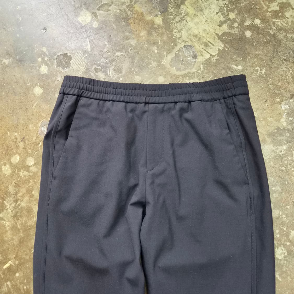 46) 솔리드옴므 밴딩 조거 슬랙스 팬츠 바지 상품이미지3