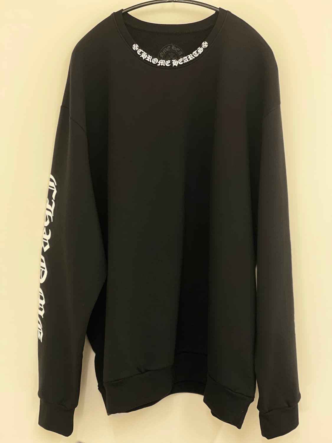 크롬하츠 넥로고 스웻 티셔츠 L  상품이미지1