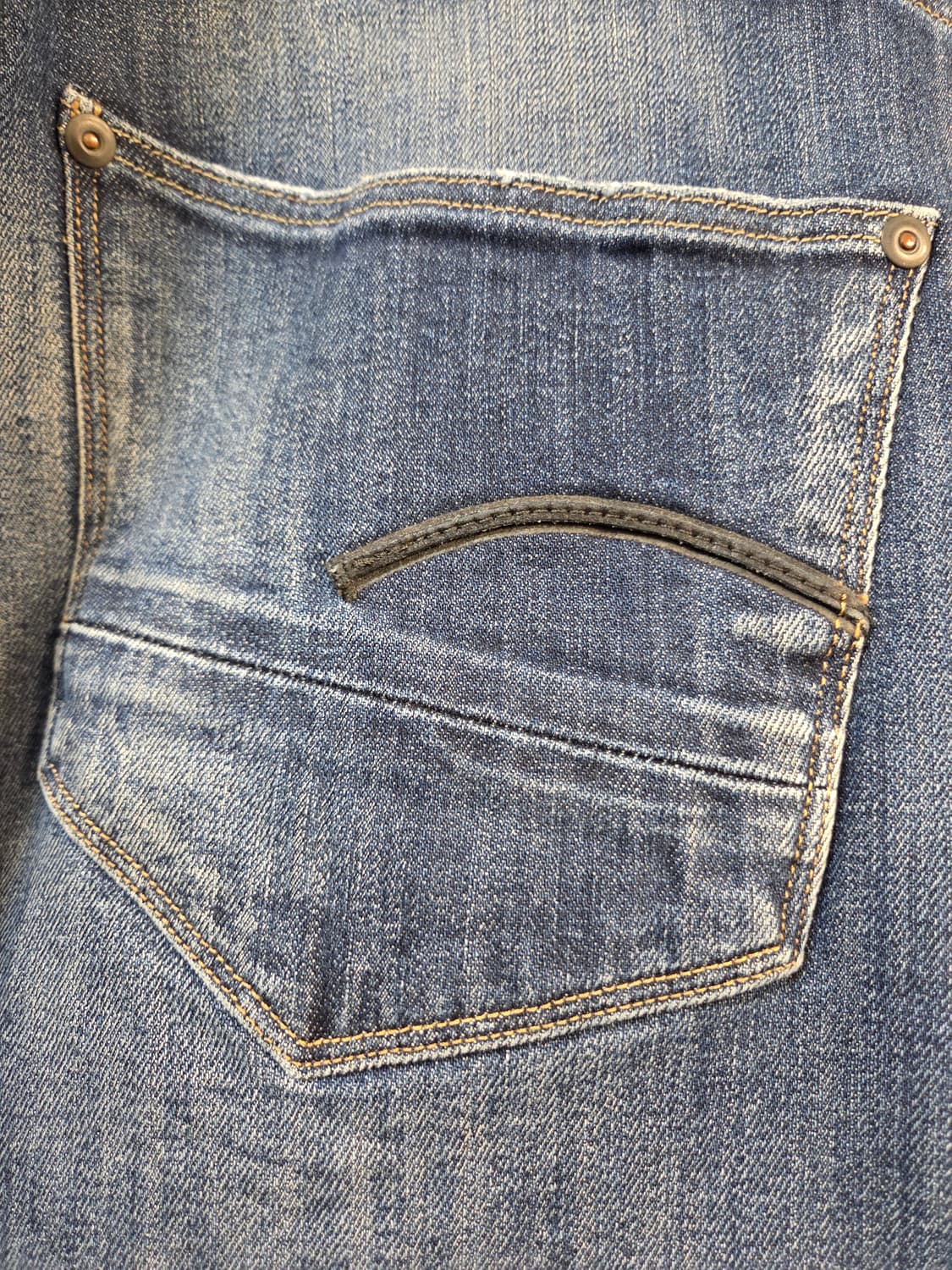 G-Star Raw 블루 데님 청바지(W33/L32) 상품이미지6