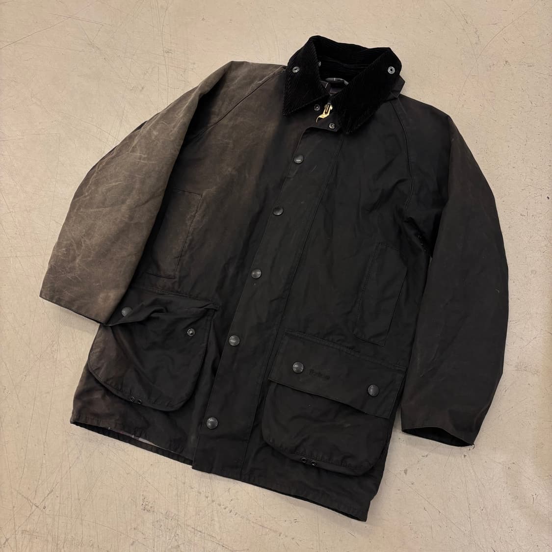 바버 뷰포트 페이드 왁스 자켓 상품이미지1