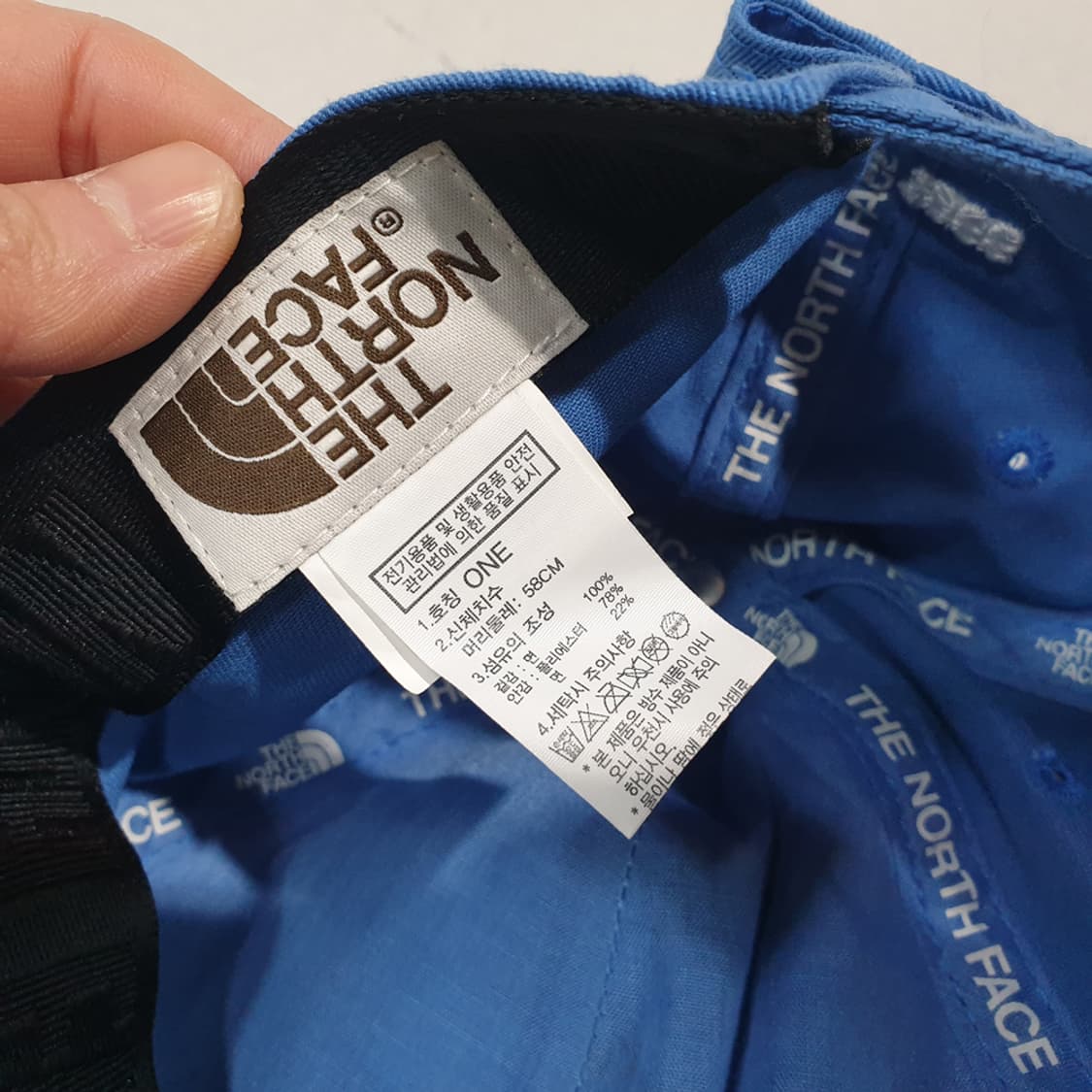 노스페이스 화이트라벨 코튼 볼 캡 상품이미지6