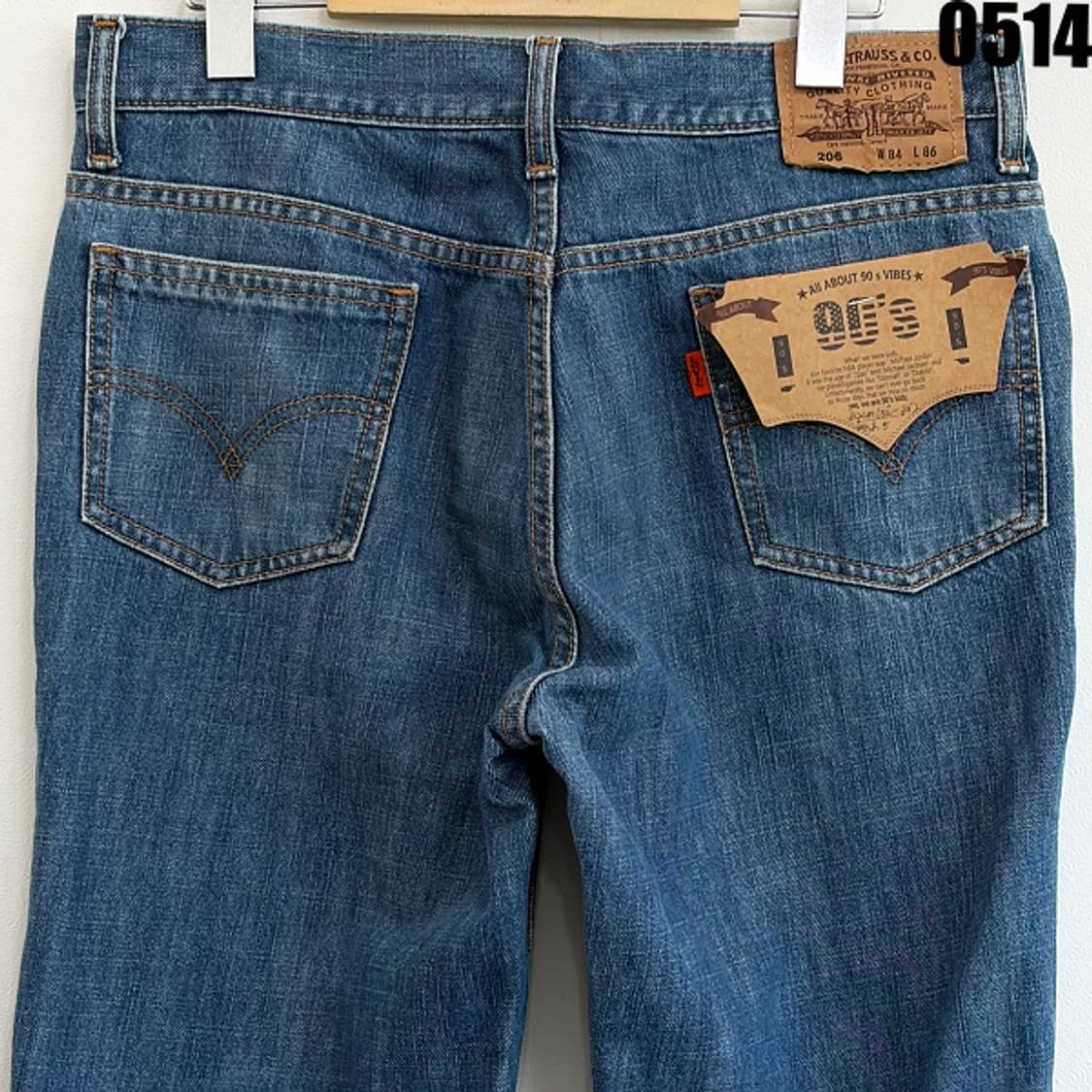 리바이스 206 워싱 데님 팬츠 W84L86 0514 상품이미지9