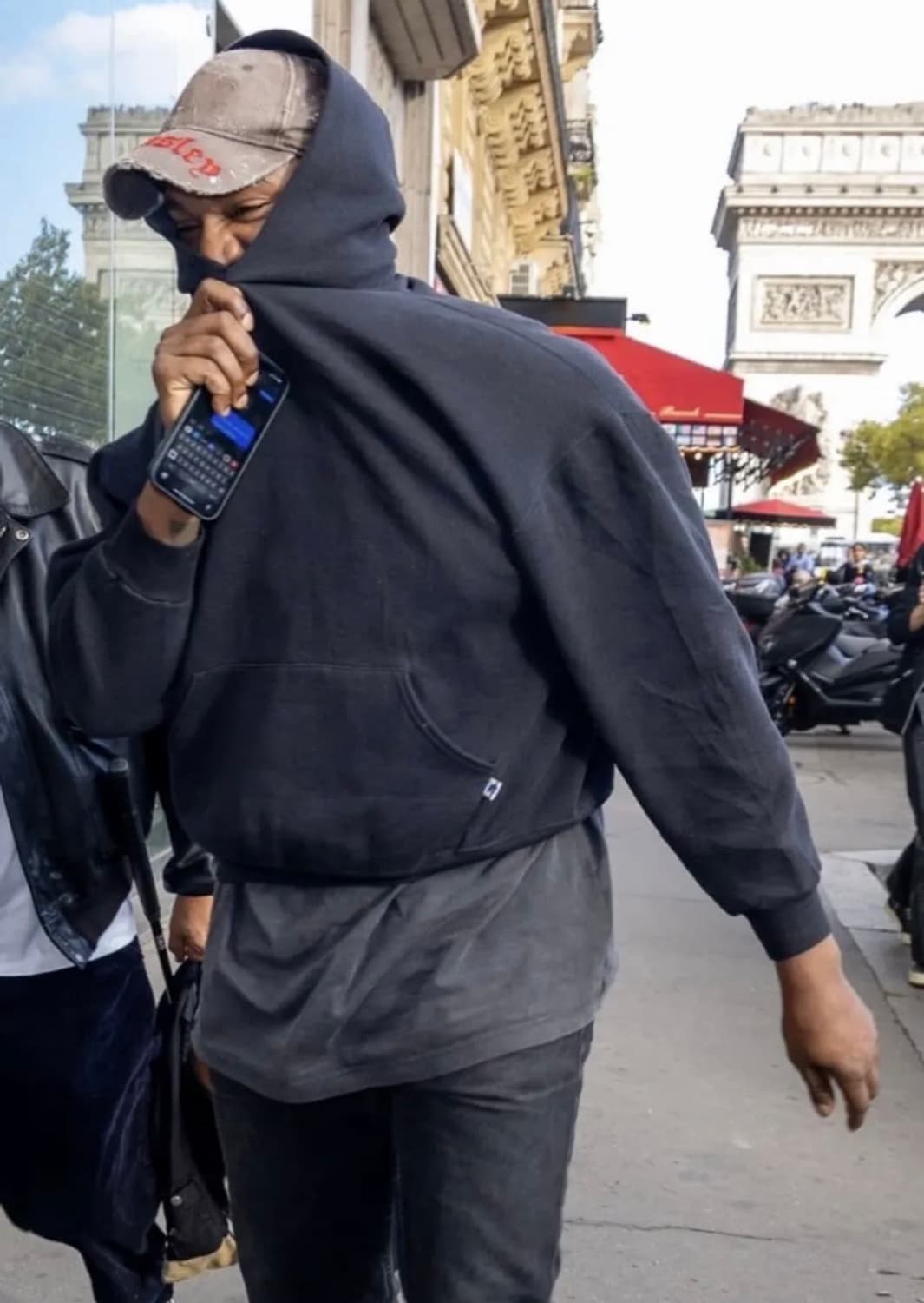 90s 빈티지 러셀 후드 블랙 M USA 상품이미지9