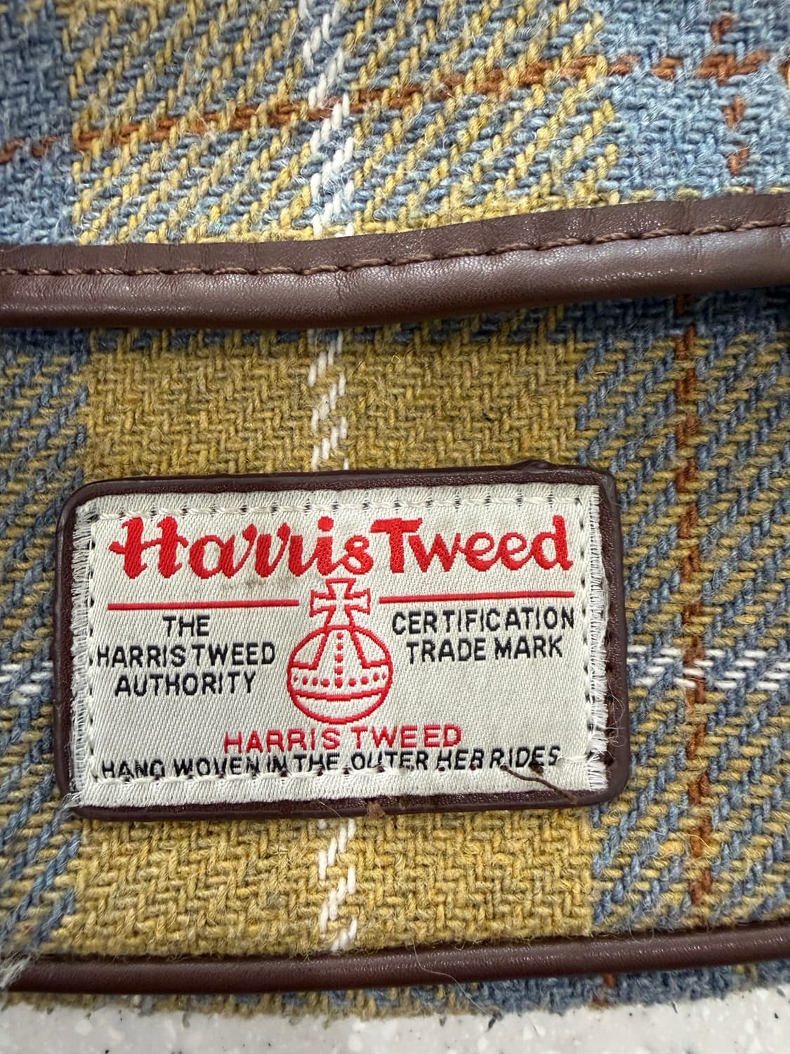 96. 해리스트위드 체크 미니 크로스백 상품이미지2