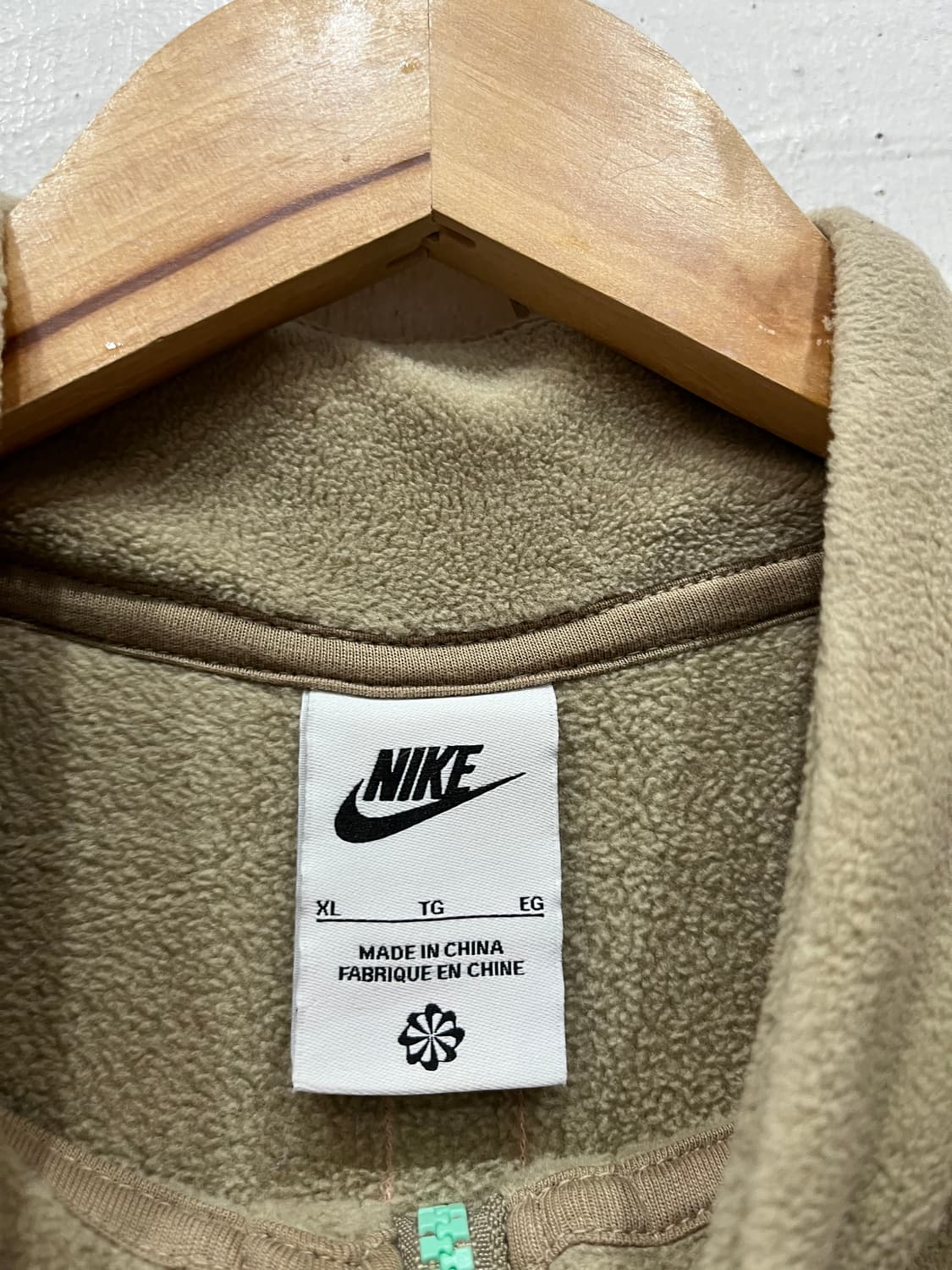 나이키 반집업 풀오버 크롭 플리스 우먼즈 XL 상품이미지4