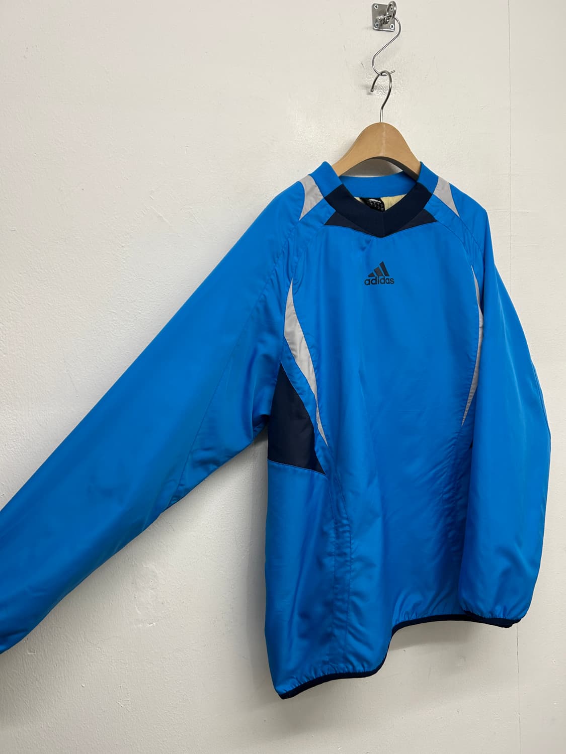 빈티지 아디다스 블루 풀오버 바람막이 상품이미지3