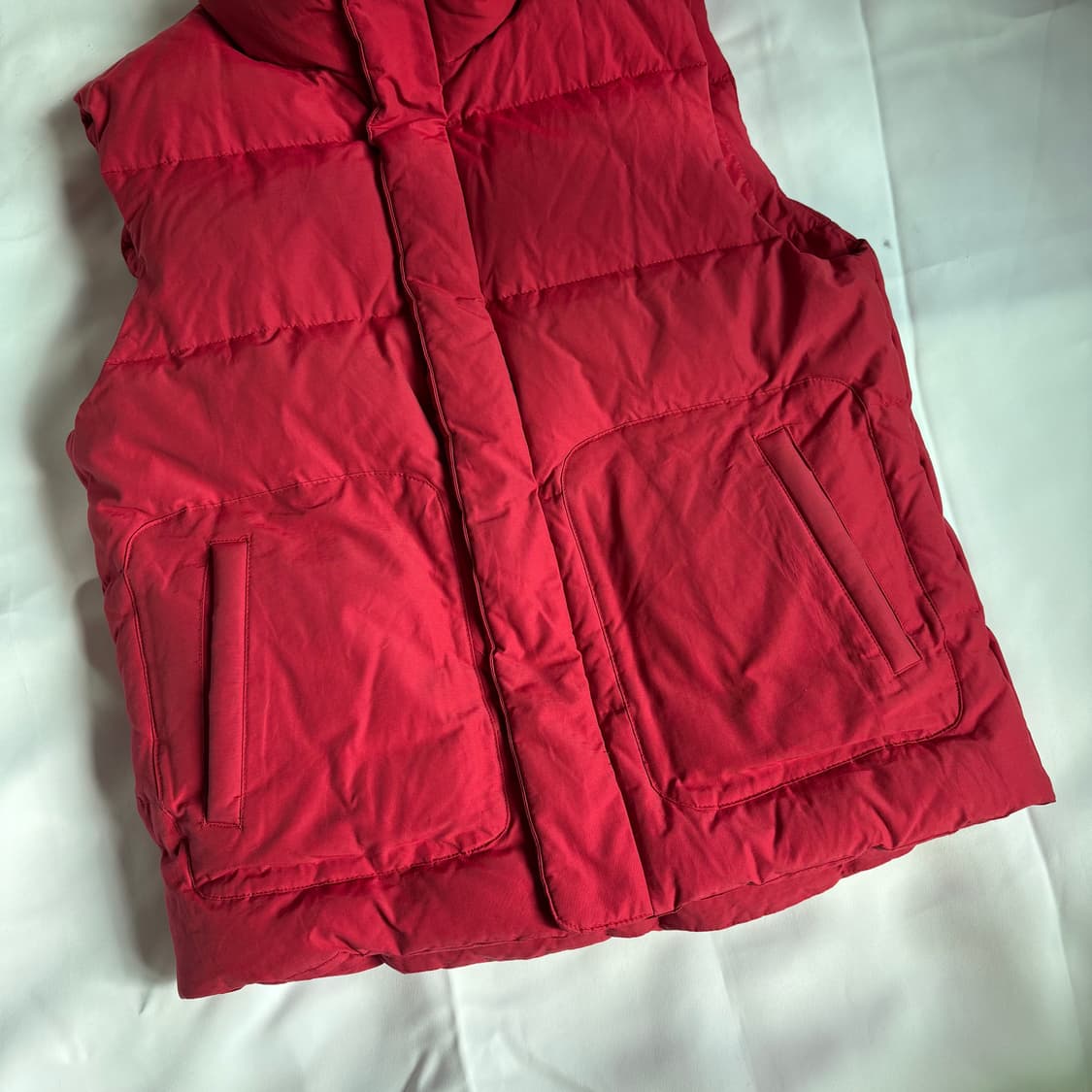 GAP 갭 패딩 베스트 레드 상품이미지3