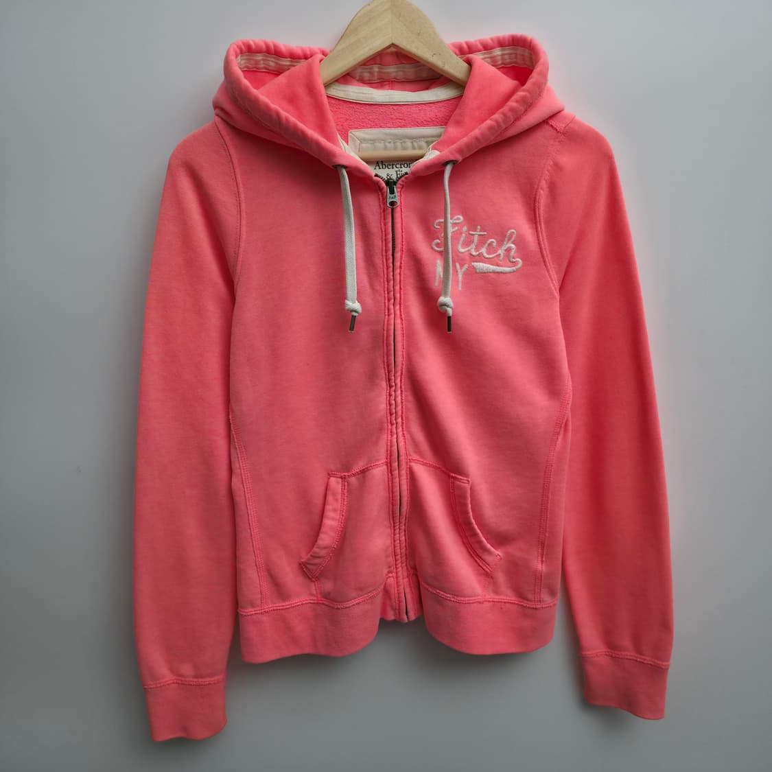 [M] 아베크롬비 핑크 후드집업 상품이미지1